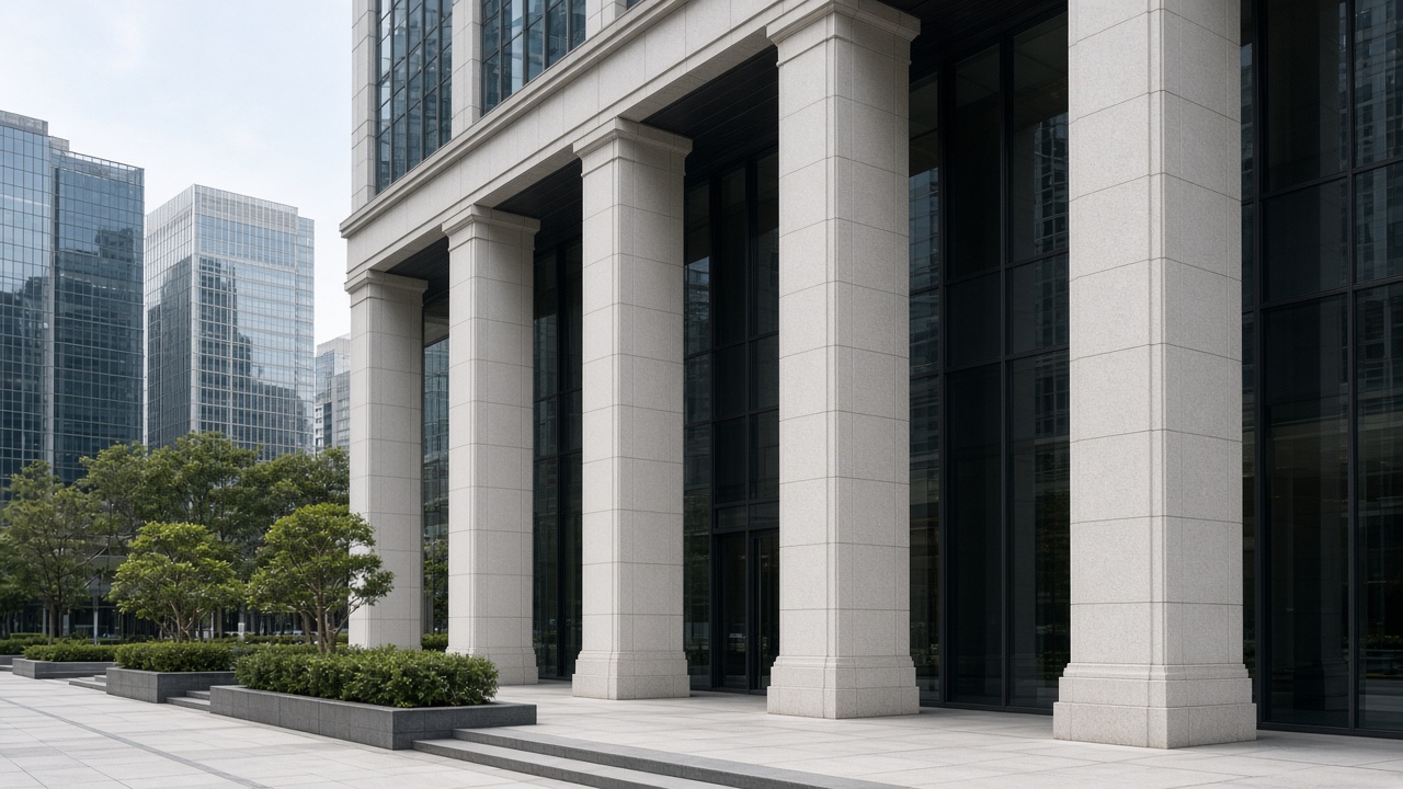 Hong Kong financial district